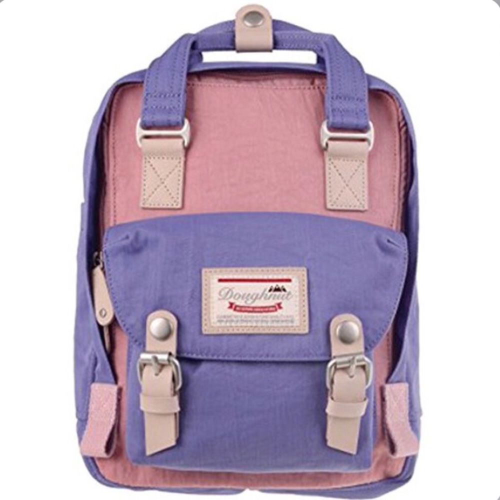 DOUGHNUT Macaron Mini Backpack Rose x Taro BNWT